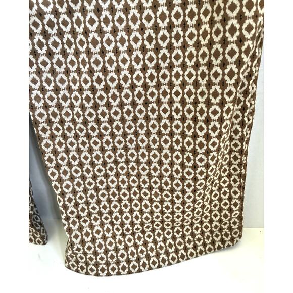 Max Studio Geo Print Wide-Leg Pants – Mid Rise, Full Length (Women’s XS) - Picture 6 of 9